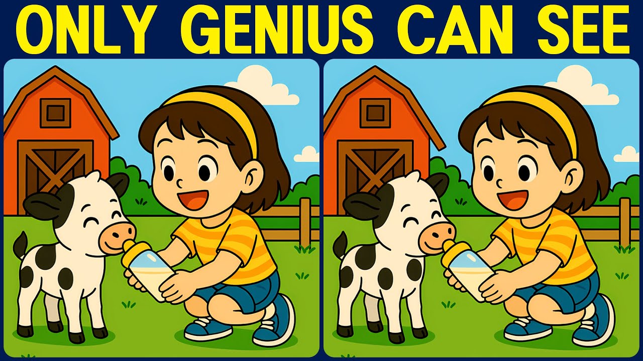 [Spot the Difference Brain Training] Find them all and prove your smartness.