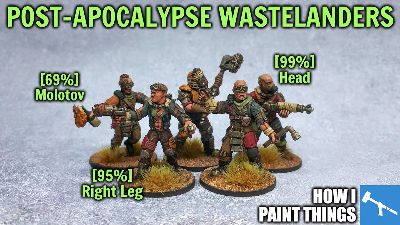 Wasteland Raiders - Back to Basics: Drybrushing & Washes [How I Paint Things]