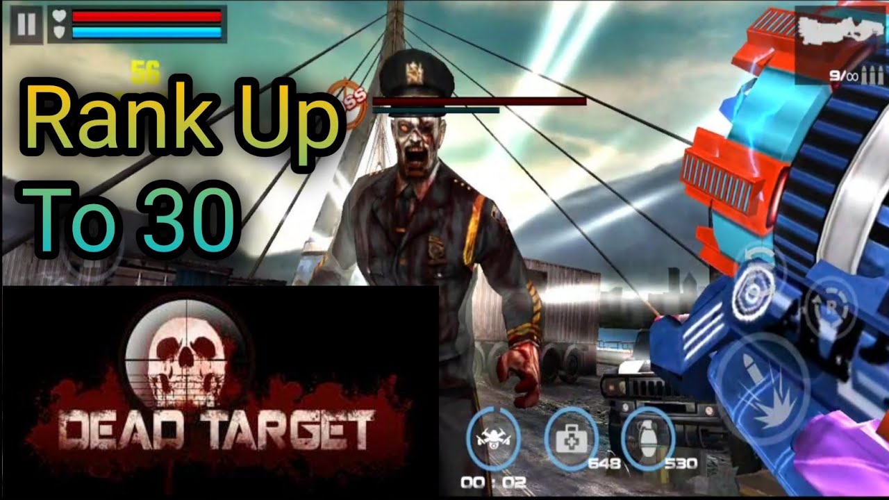 Dead Target: Zombie 🧟 || Rank Up From 29 To 30🥰 - Use 25 Boosters Damage +50%😀 || Satan Gaming 😎