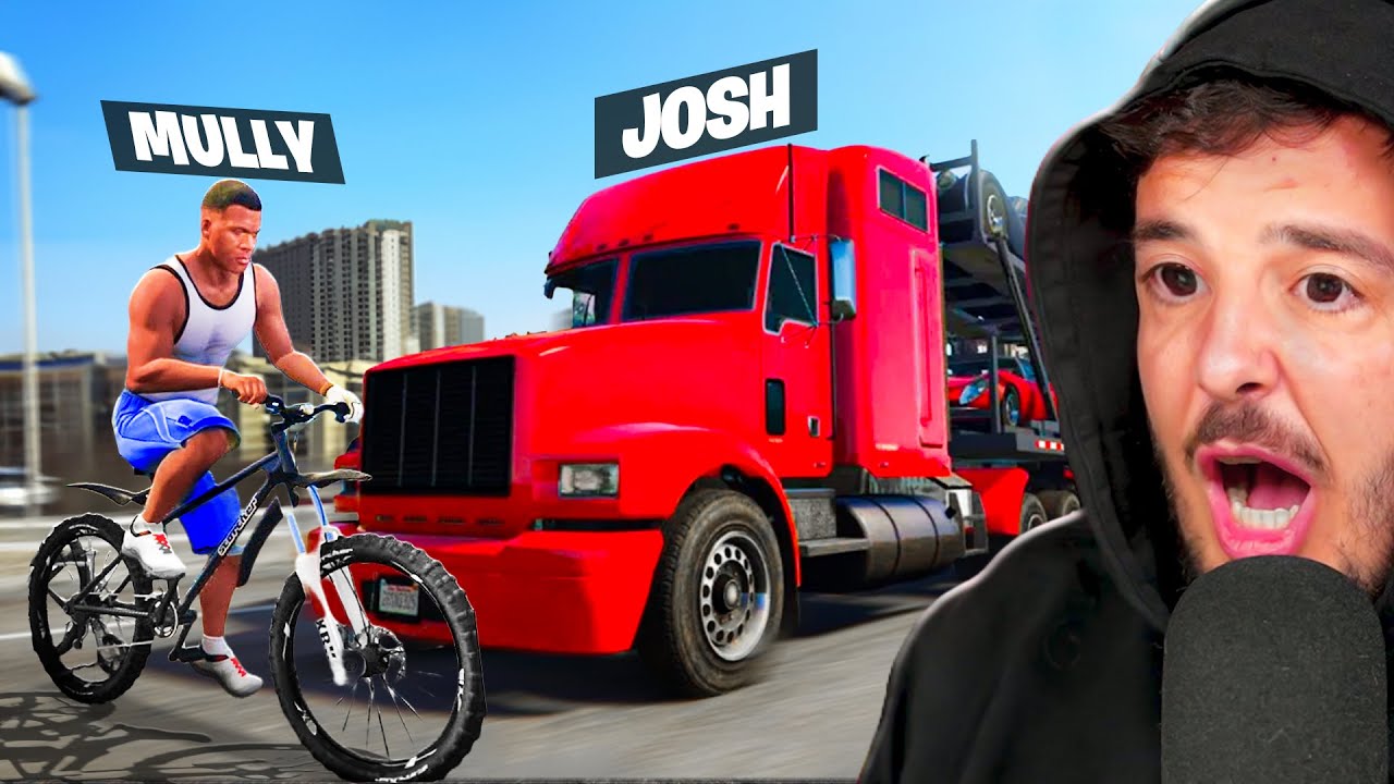 Bikes vs. Trucks is MAYHEM! (The Boys Play GTA)