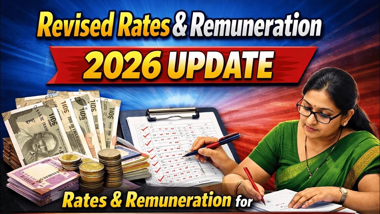 Revised Rates & Remuneration 2026 🔥 | Latest Update for CBSE Spot Evaluation 2026  Payment Structure
