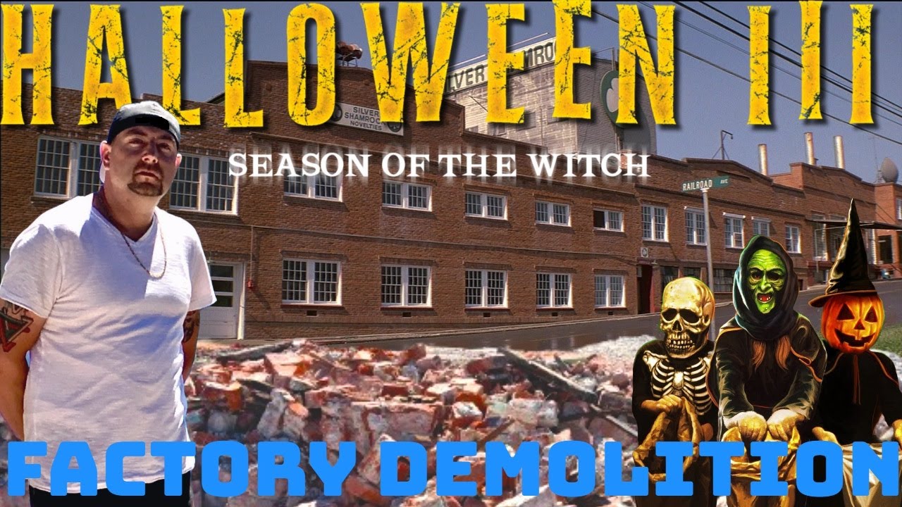 Halloween III Season of the Witch Silver Shamrock Factory Movie Location Demolition in Loleta,Ca.