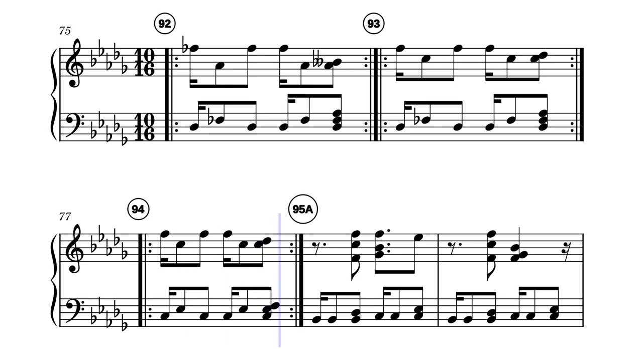 Canto Ostinato R&S&R R40 - Jackhammered - Main theme and final
