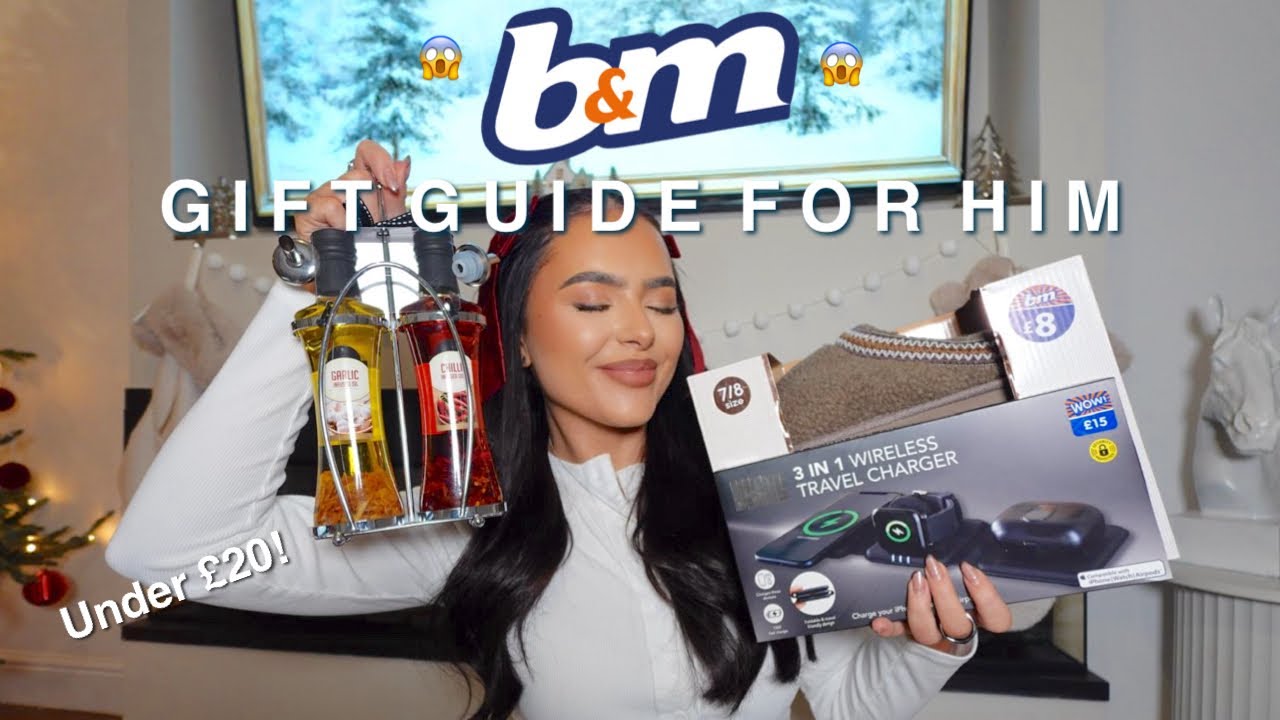VLOGMAS 3 - GIFT GUIDE FOR HIM | Present ideas under £20! + Charlotte Tilbury GIVEAWAY🎅🏼