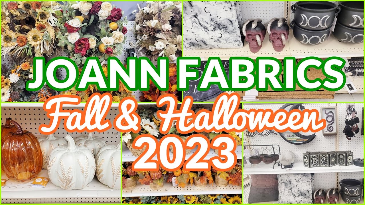 JOANN FABRICS FALL AND HALLOWEEN DECOR 2023 SHOP WITH ME SNEAK PEEK!