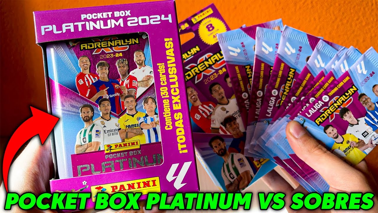 POCKET BOX PLATINUM 2024 !! *CARTAS EXCLUSIVAS* de ADRENALYN XL 2023-24 LIGA EA SPORTS