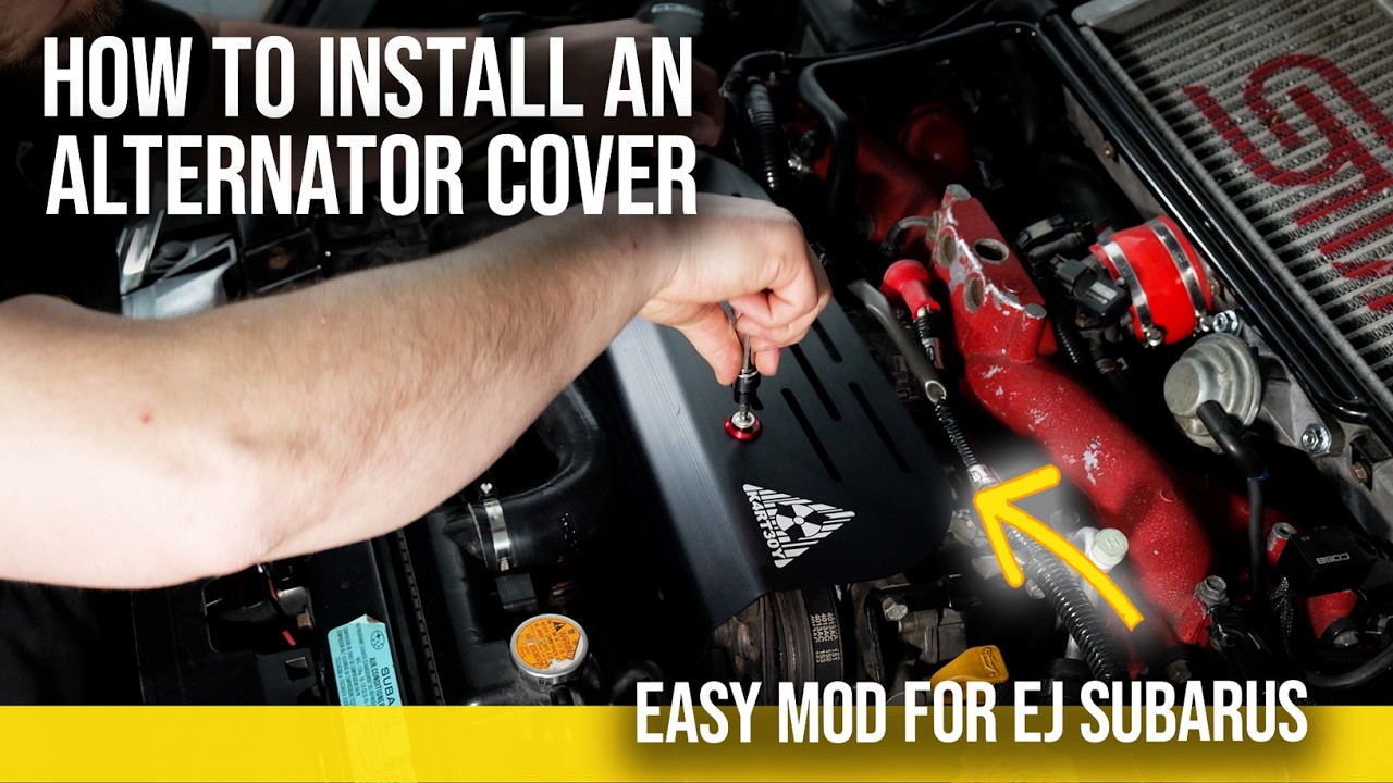 Installing The Kartboy Alternator Cover on Mark's GD STI