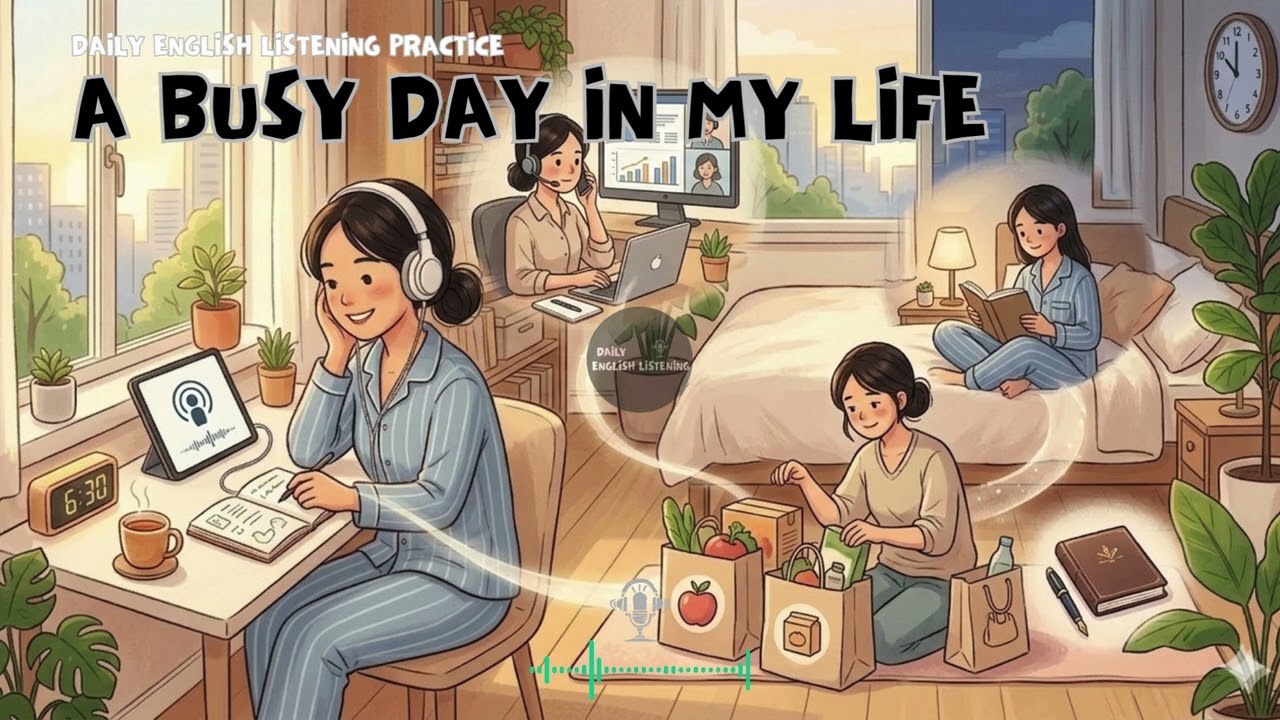A Busy Day in My Life | Daily English Listening Practice