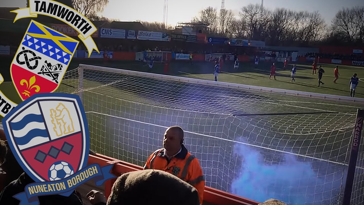 Crazy Scenes at Tamworth FC VS Nuneaton Town