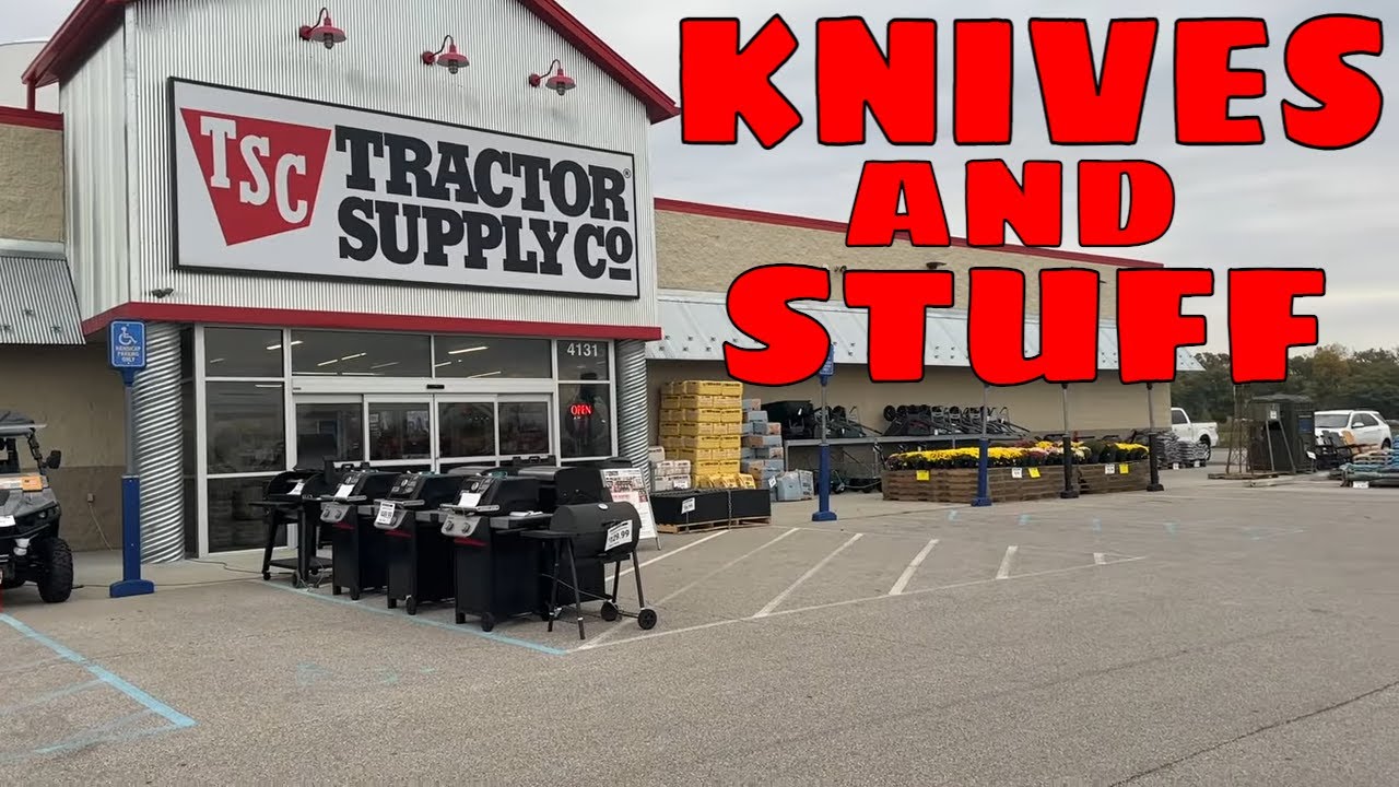 Покупка ножей в TRACTOR SUPPLY — ножи и прочее!