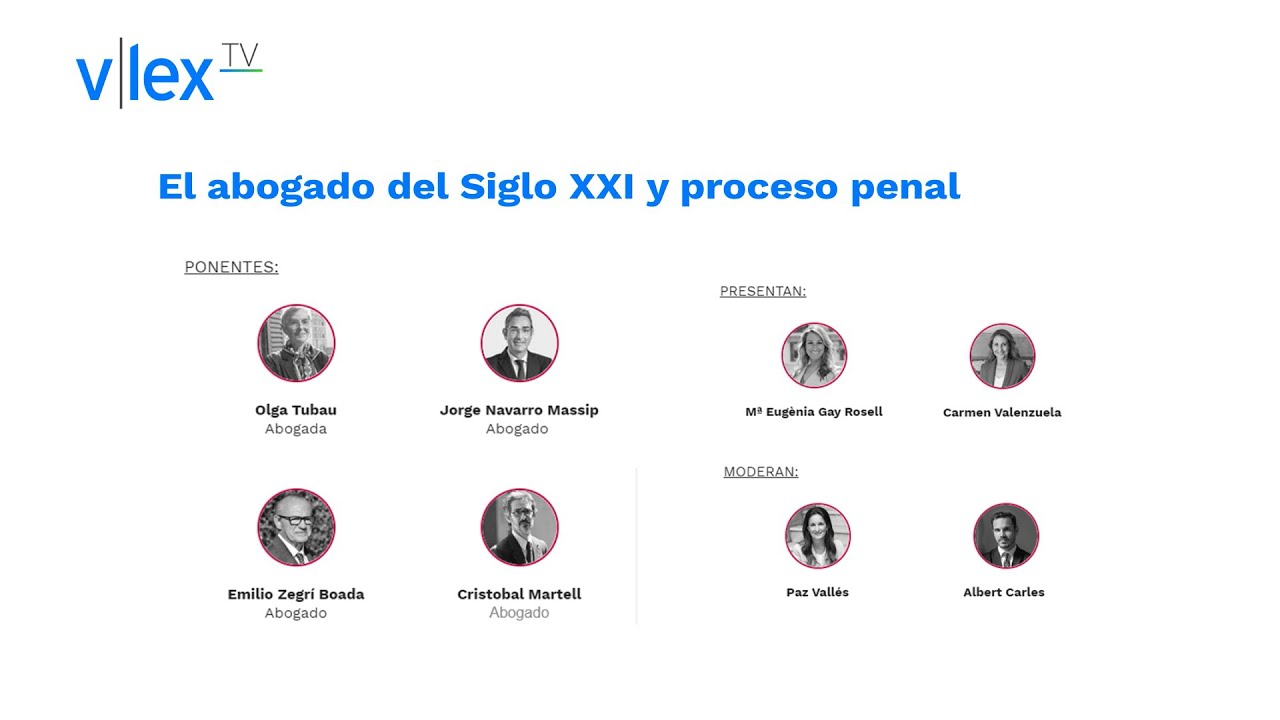 Webinar: El abogado del Siglo XXI y proceso penal