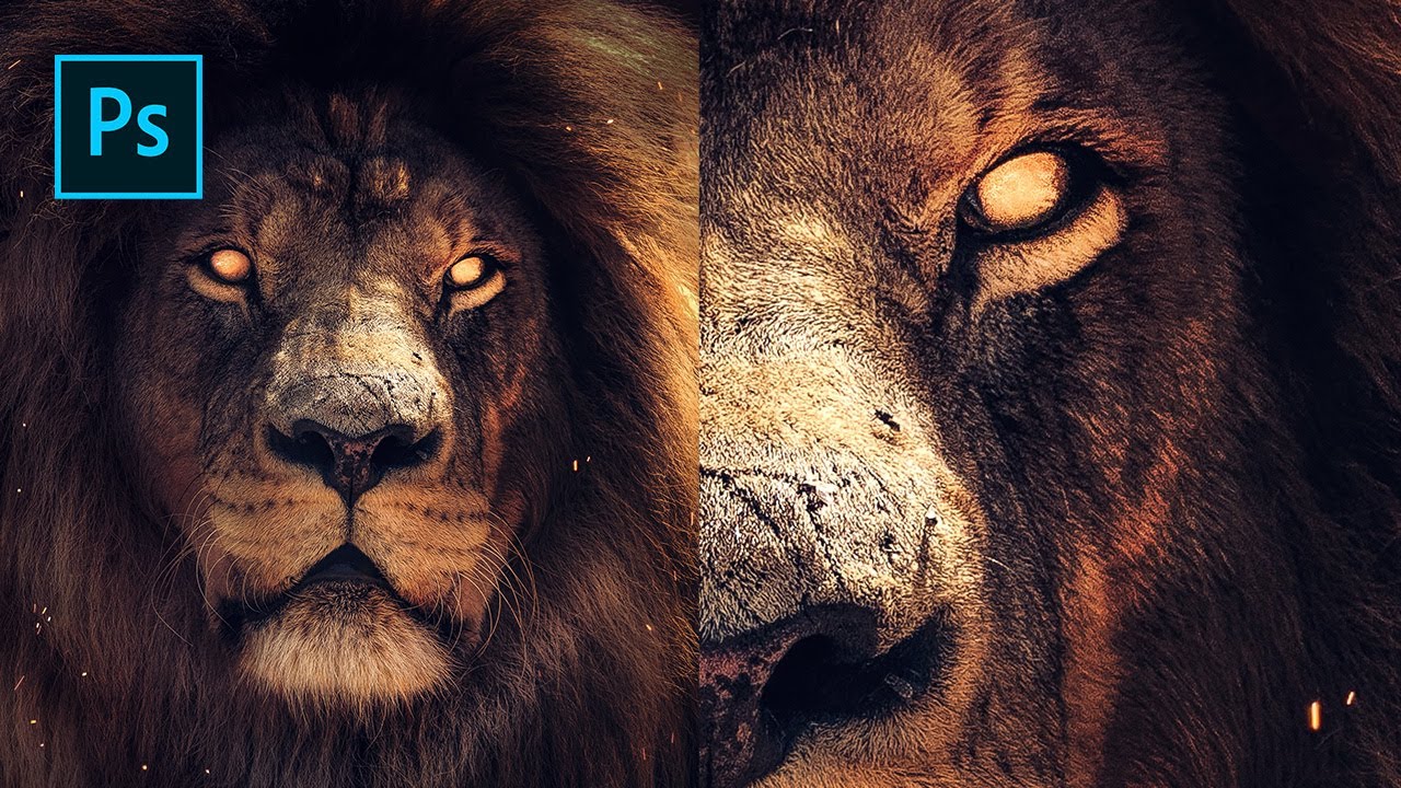 How to Create this Epic Lion in Photoshop