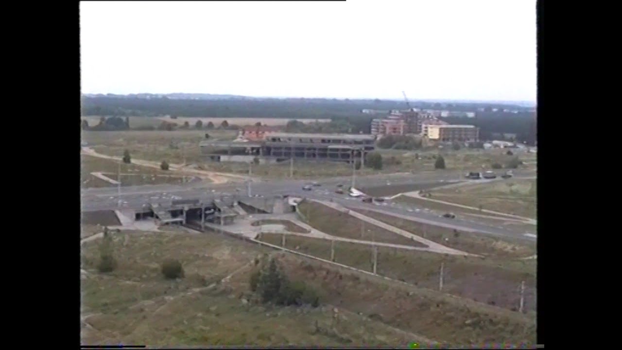 Poznań, Piątkowo: widok z balkonu - 27. 07. 1998