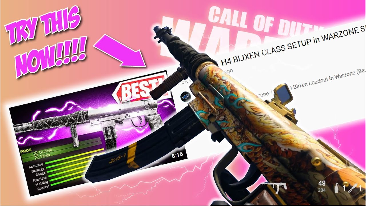 USING EYEQEWs BEST H4 BLIXEN Class Set Up (In A BOT Lobby!!!!)