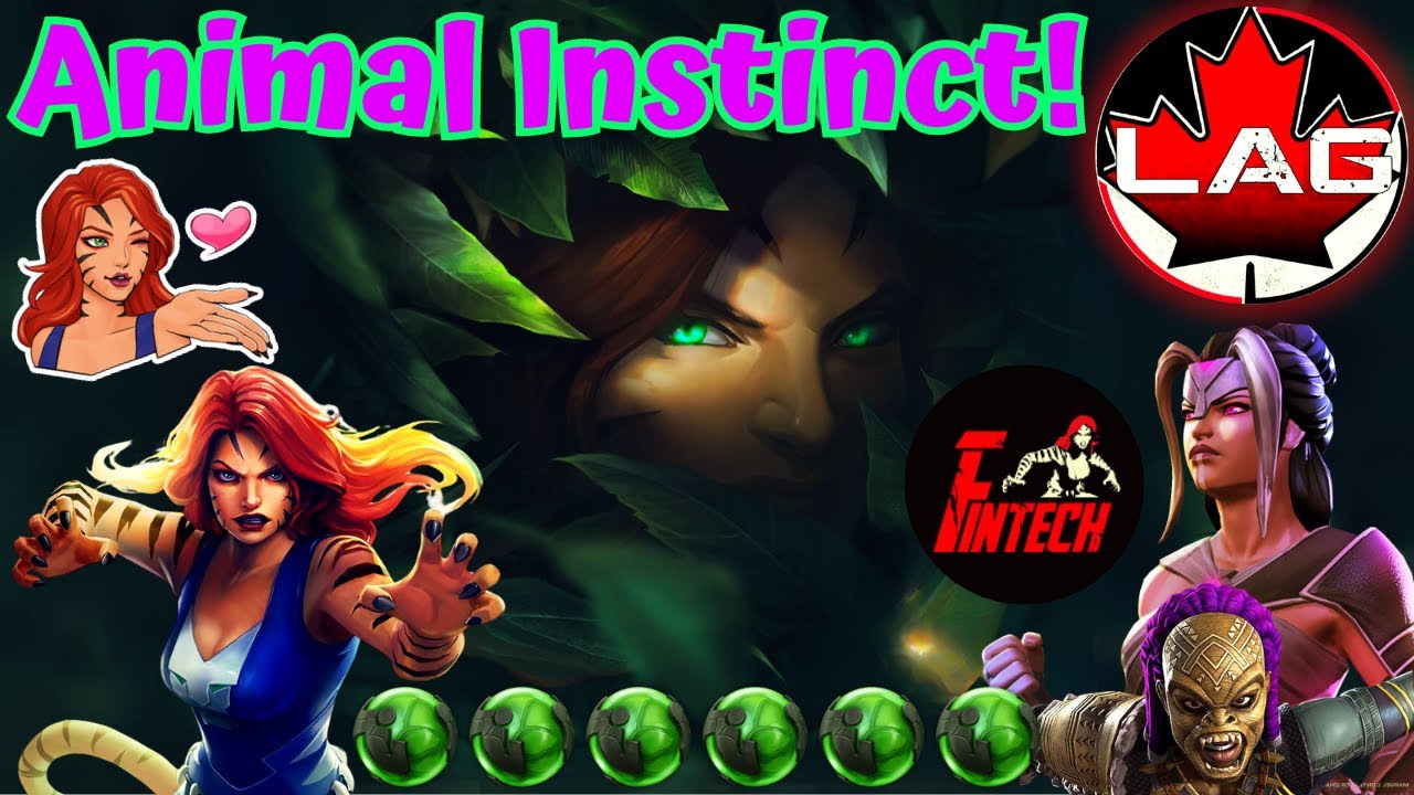 ANIMAL INSTINCT! Fintech's CCP Carina Challenge! Tigra & Jabari vs EOP Grief Incarnate! W/MSD - MCOC