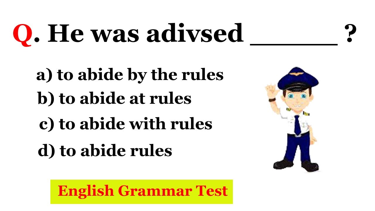PAF English Test MCQs | English Initial Test | English Test Preparation for PAF GDP