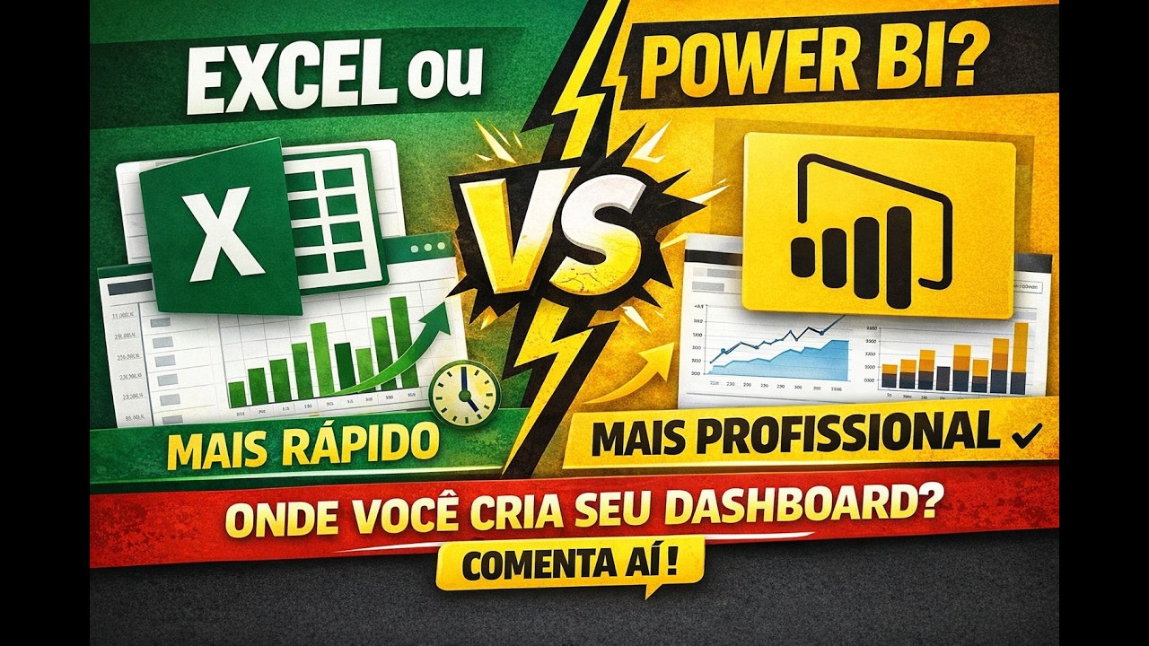 Excel ou Power BI — Qual você usa mais hoje?
