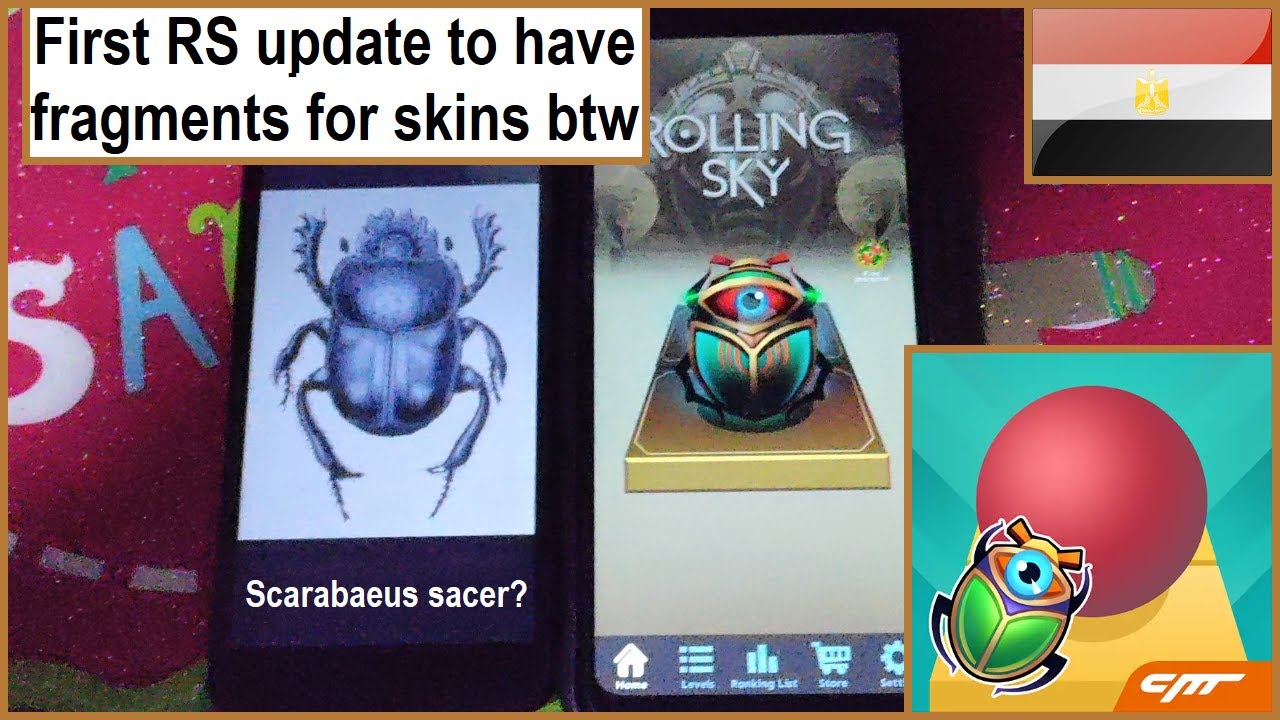 Which kind of Scarab could it be? | Rolling Sky 1.7.7 - Level 26 Egypt