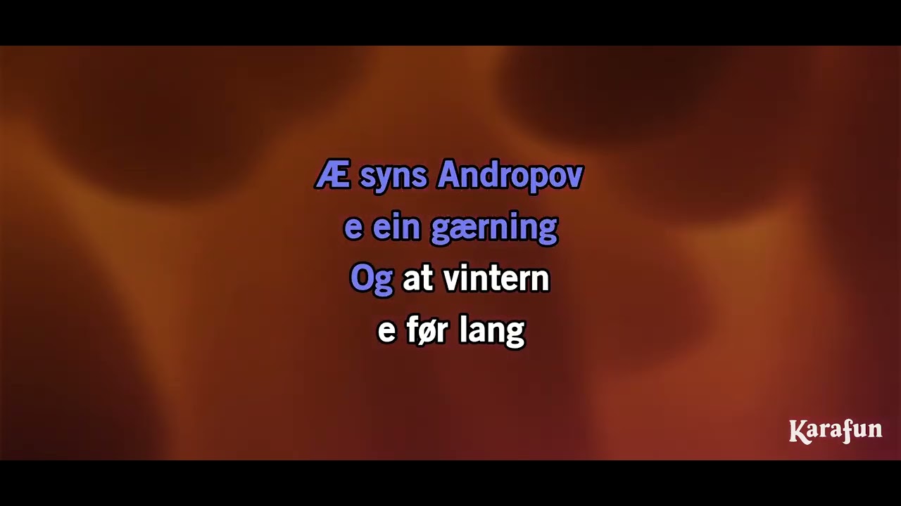 Levva Livet! - Åge Aleksandersen - Karaoke