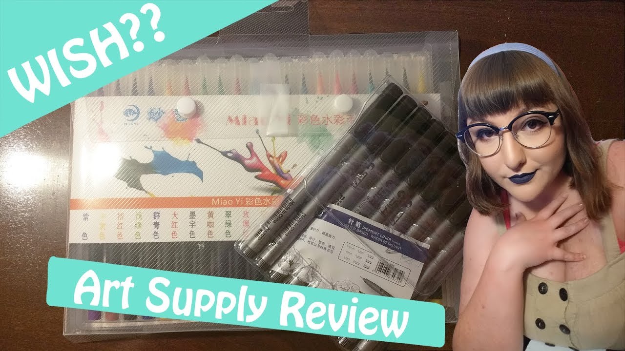 Reviewing Art Supplies from Wish