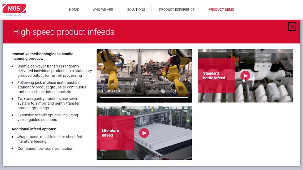 MGS - Fast, Flexible Cartoners for Every Need and Budget