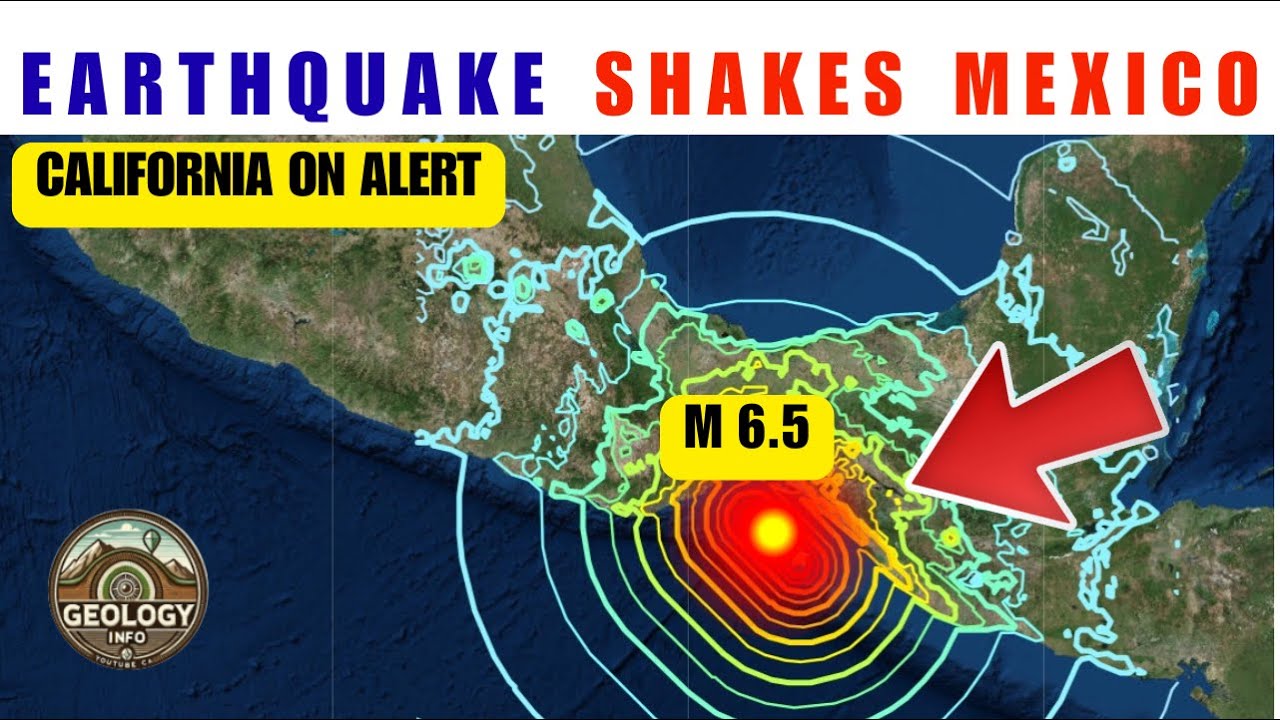 Earthquake shakes Mexico and hundreds of tremors in California.