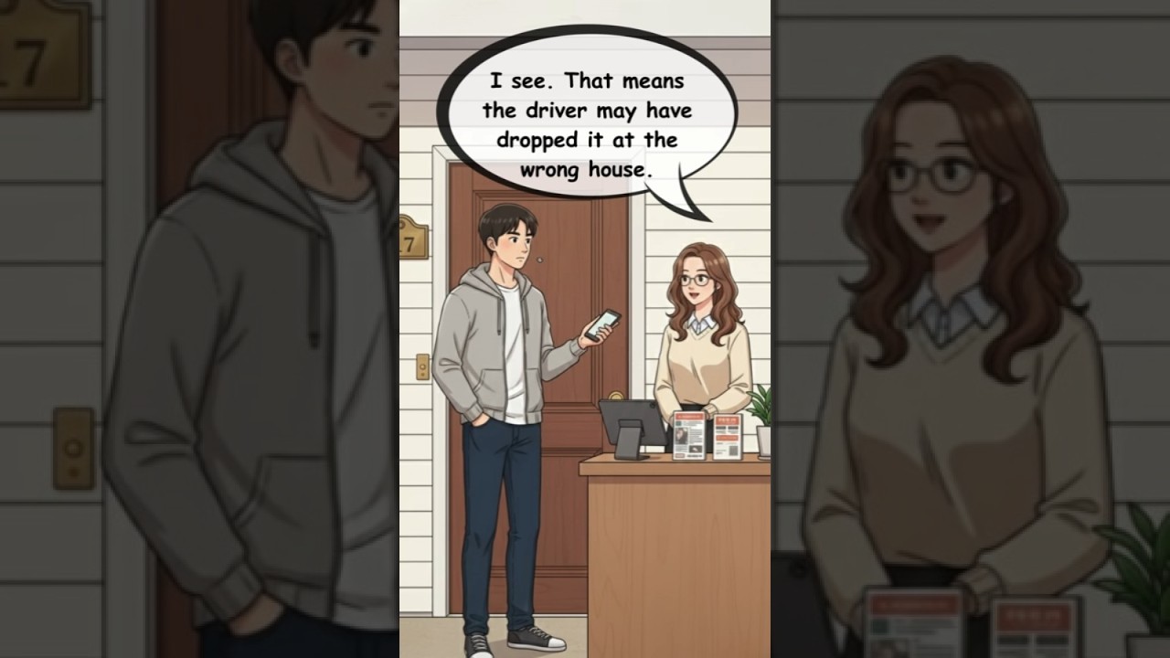 📦 Delivered to the WRONG Door &mdash; Simple & Real English Conversation | Learn Daily English