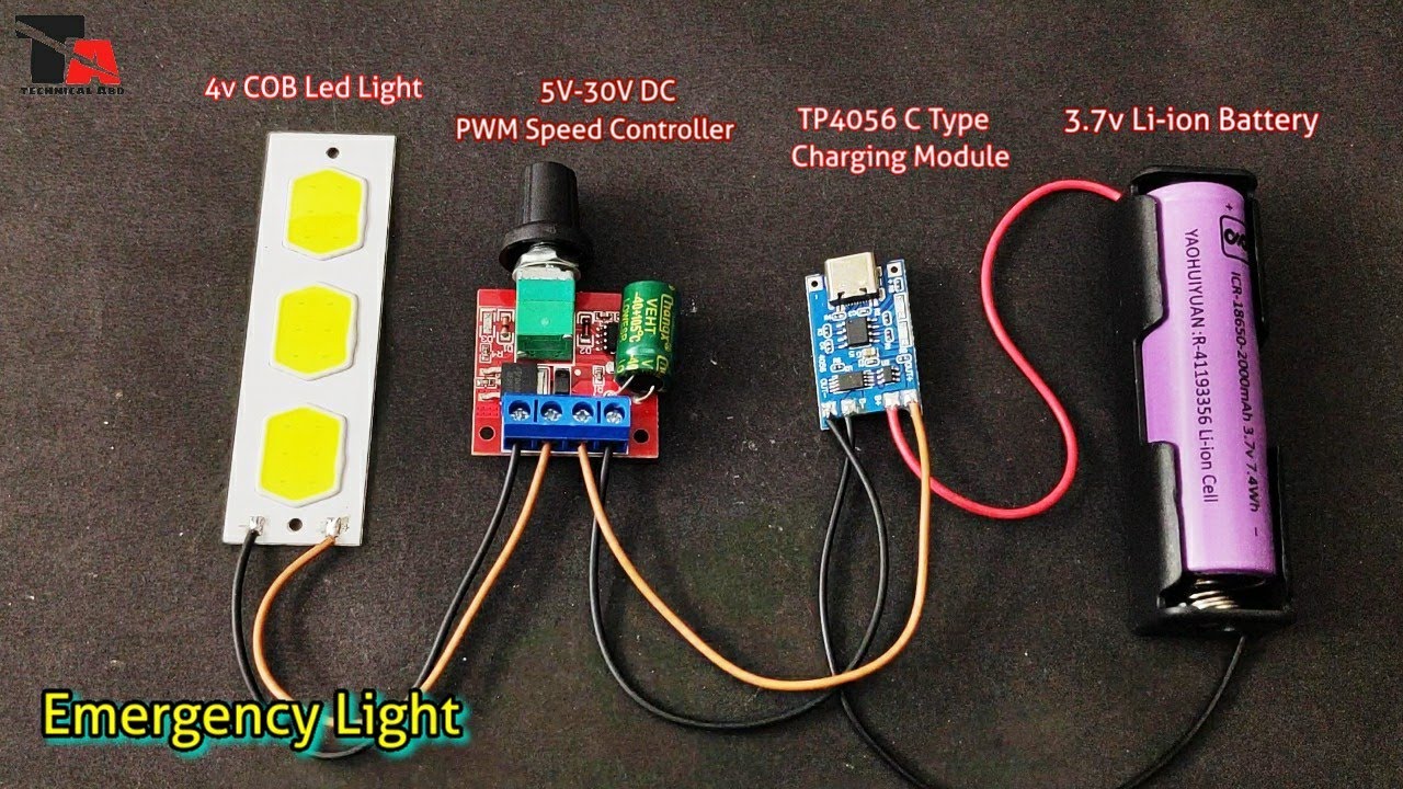 Emergency Led Light | Cob Led Light | DC PWM Speed Controller | Led Dimmer
