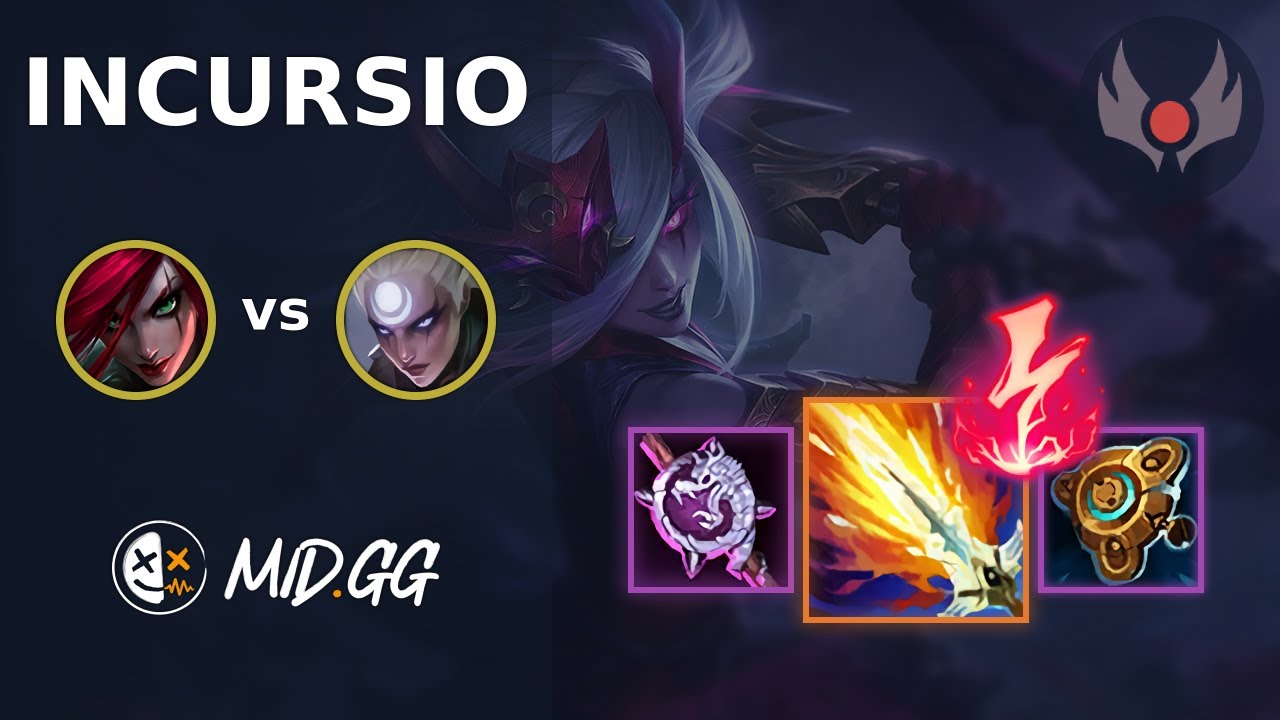 MID.GG: [ Incursio ] Katarina MID vs Diana | OCE GRANDMASTER | LOL Season 2025