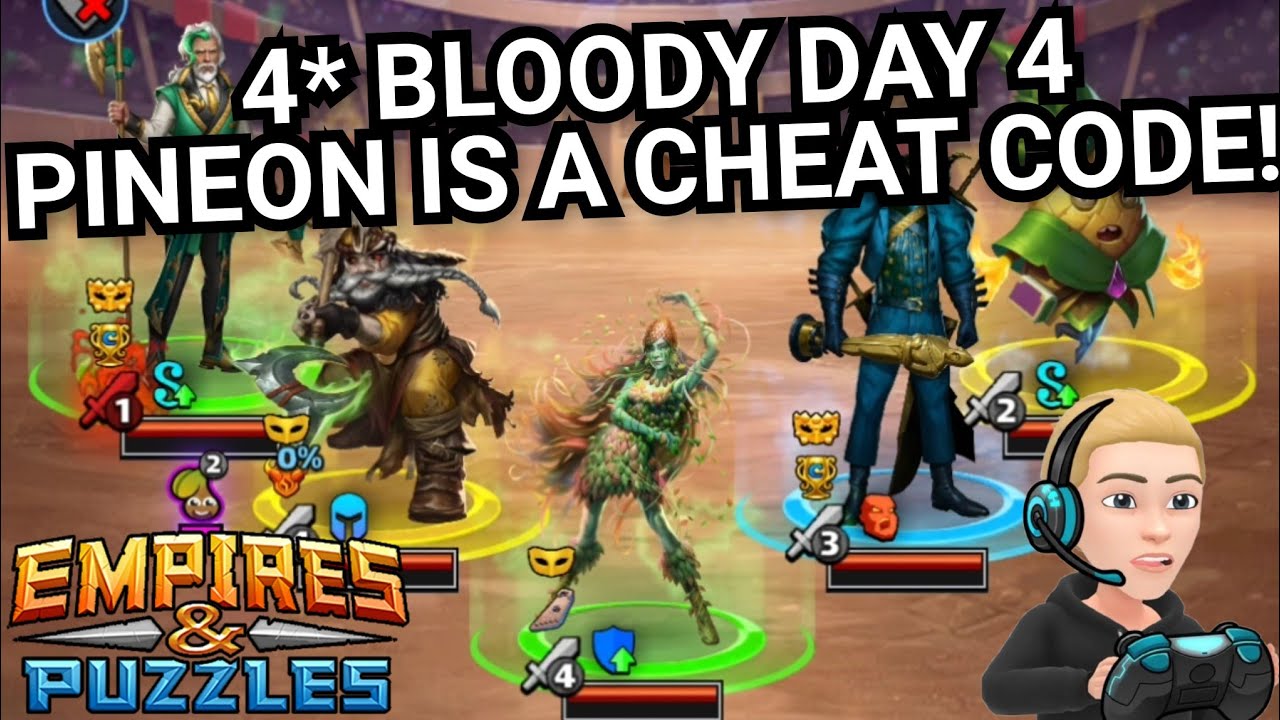 4* Bloody Battle Raid Tournament With Commentary - Day 2 - No Purple - Empires & Puzzles
