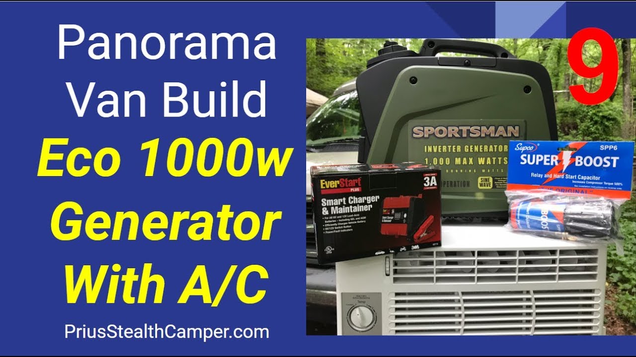 Sportsman Generator with A/C Air Conditioning Supco SPP6 SPP5 Van Build Camper RV SUV Vanlife AC