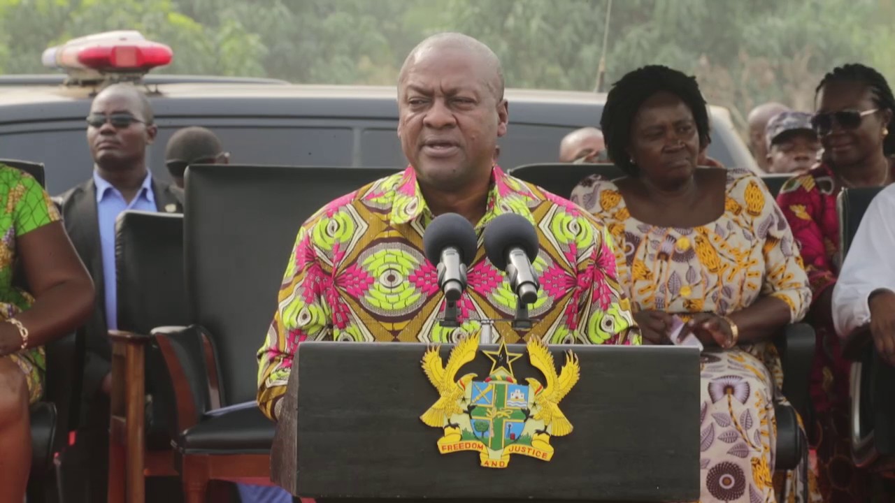 Sod cutting ceremony for the new Eastern University, Somanya