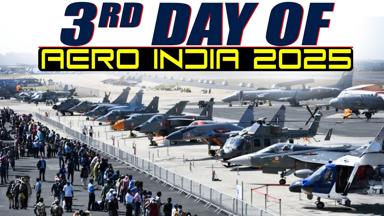 Aero India 2025 live: Flying display on 3rd day at Yelahanka Air Force Station | India | IAF