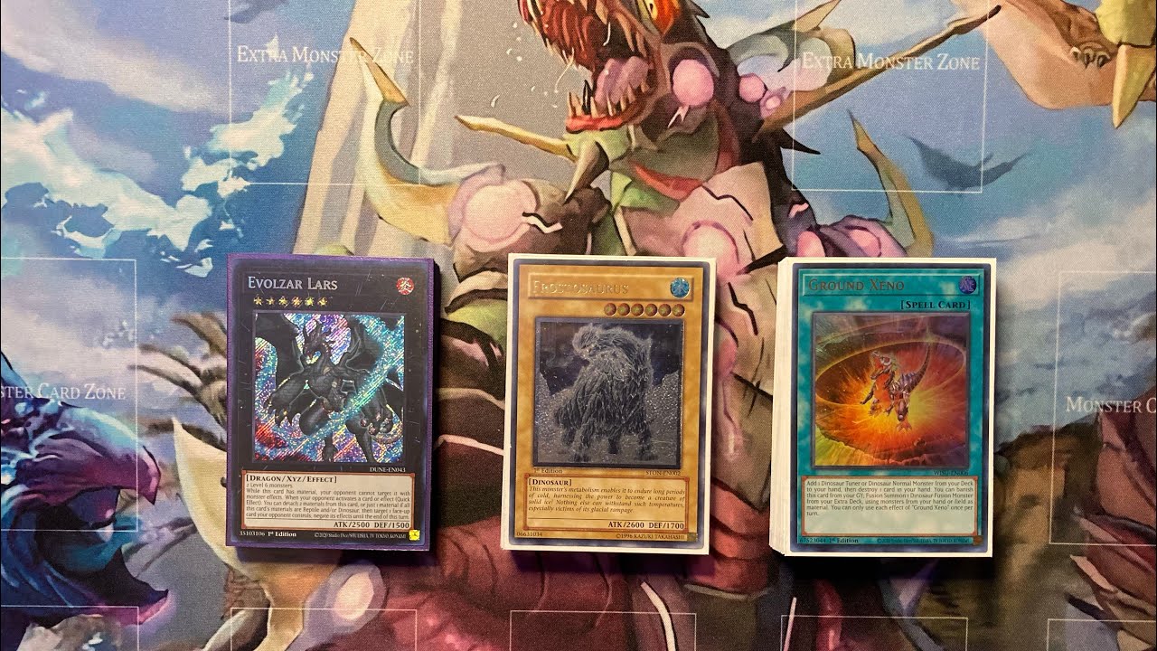 YUGIOH Dinosaur Combos Post Duelist Nexus With Evolzar Lars