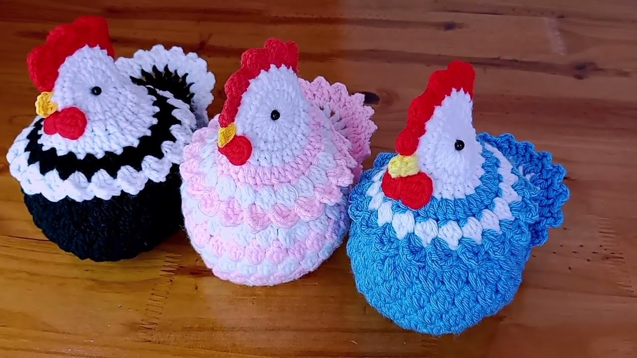 Вязаная крючком курочка. Пошаговое руководство.