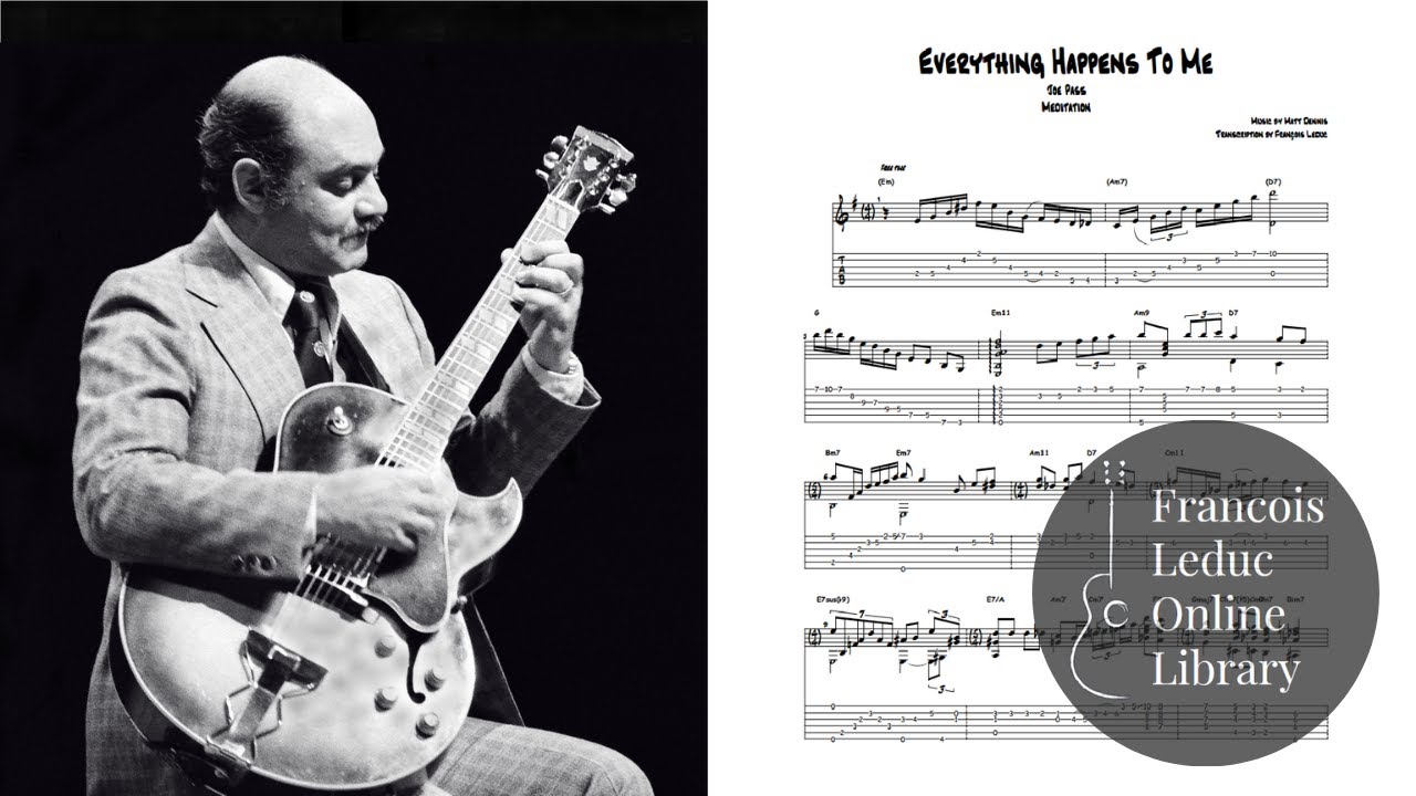 Everything Happen to Me - Joe Pass (Transcription)