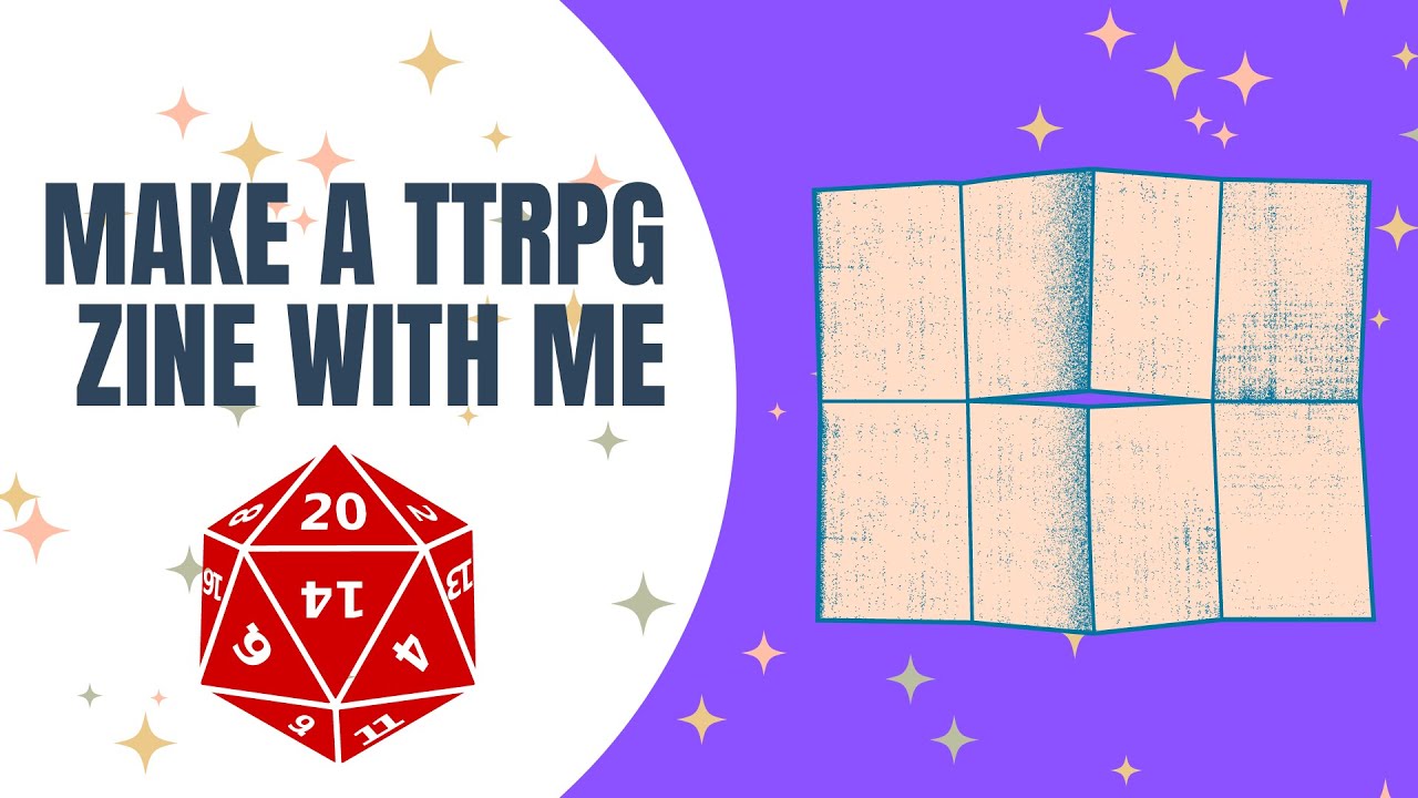 HOW TO MAKE A D&D ZINE (5E): DIY Zine Tutorial