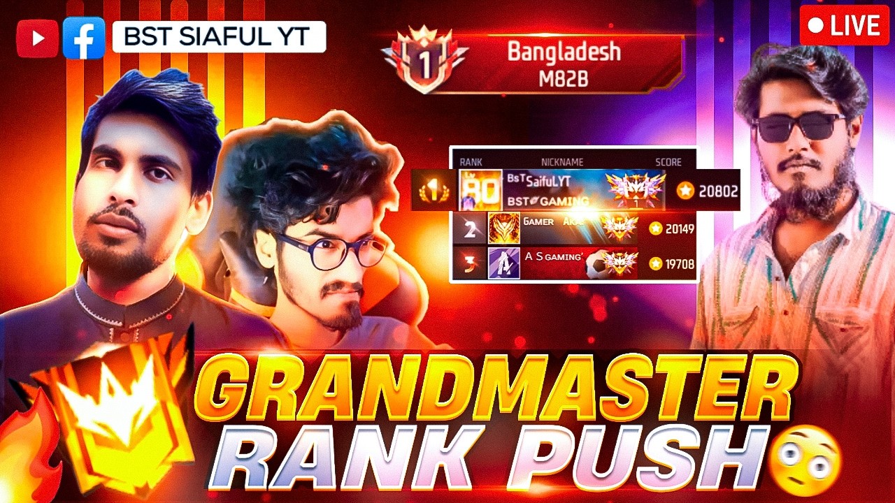 Grandmaster Top 1 Push V Badge Lobby✌Free Fire LIVE! #shorts #freefire #tondegamer #shortvideo