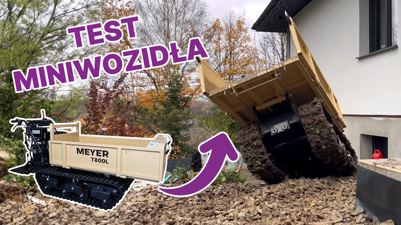 Wjechał tym na stromą górkę PO BŁOCIE 😱 Test miniwozidła MEYER T800L