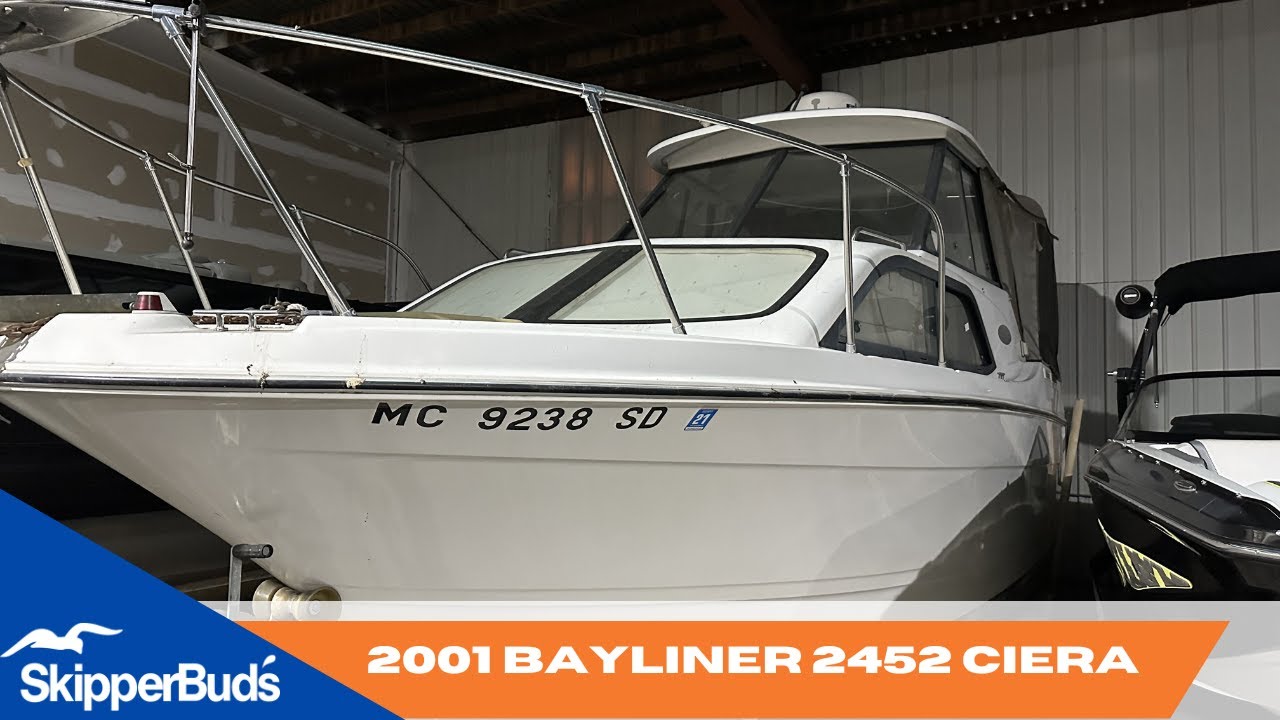 2001 Bayliner 2452 Ciera Boat Tour SkipperBud's