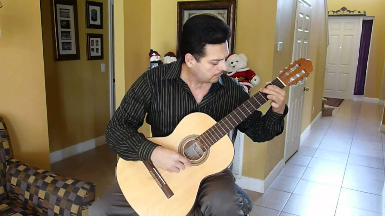 Mario Burgos Z. Plays Love Me Tender