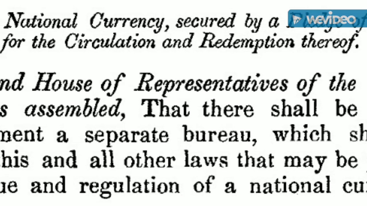 1864 National Banking Act