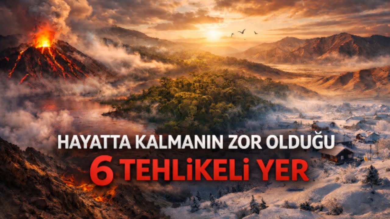 HAYATTA KALMANIN ZOR OLDUĞU 6 TEHLİKELİ YER