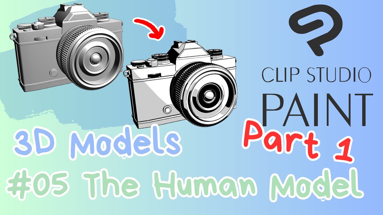 How to use 3D Models in Clip Studio Paint - #05 The Human Model Part 1