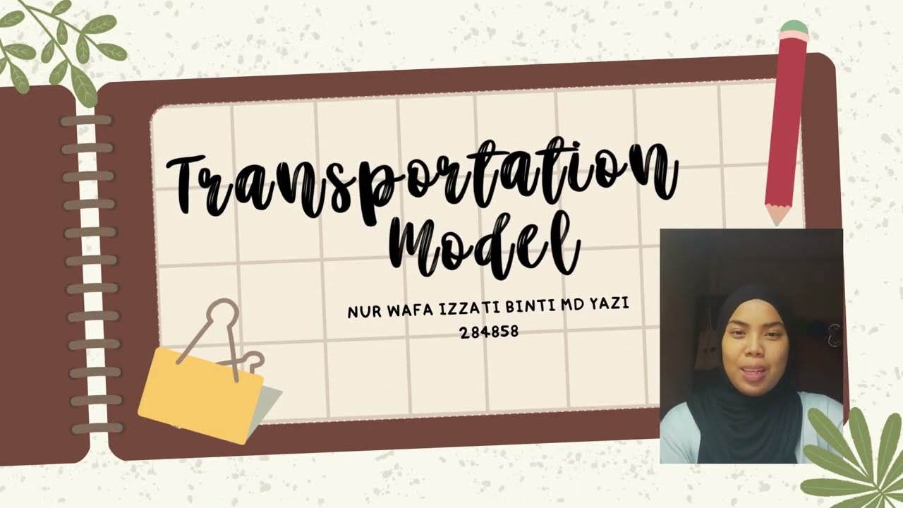A231 BJQP2023 MANAGEMENT SCIENCE (INDIVIDUAL ASSIGNMENT) Transportation Model