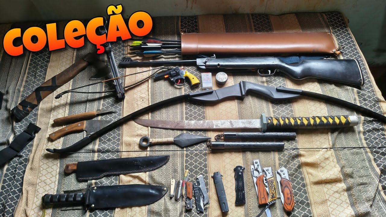 Minha coleção de facas e canivete e mais 