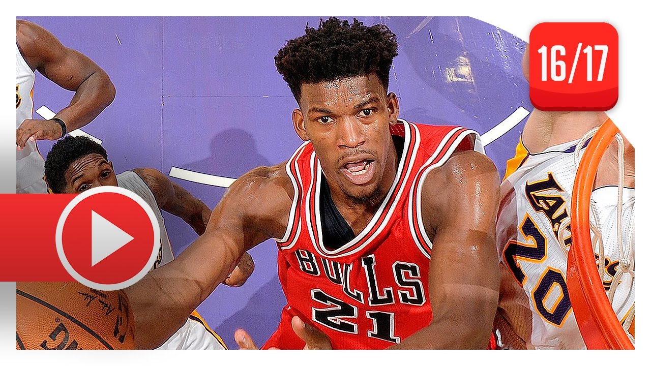 Jimmy Butler Full Highlights vs Lakers (2016.11.20) - 40 Pts, Bulls Feed