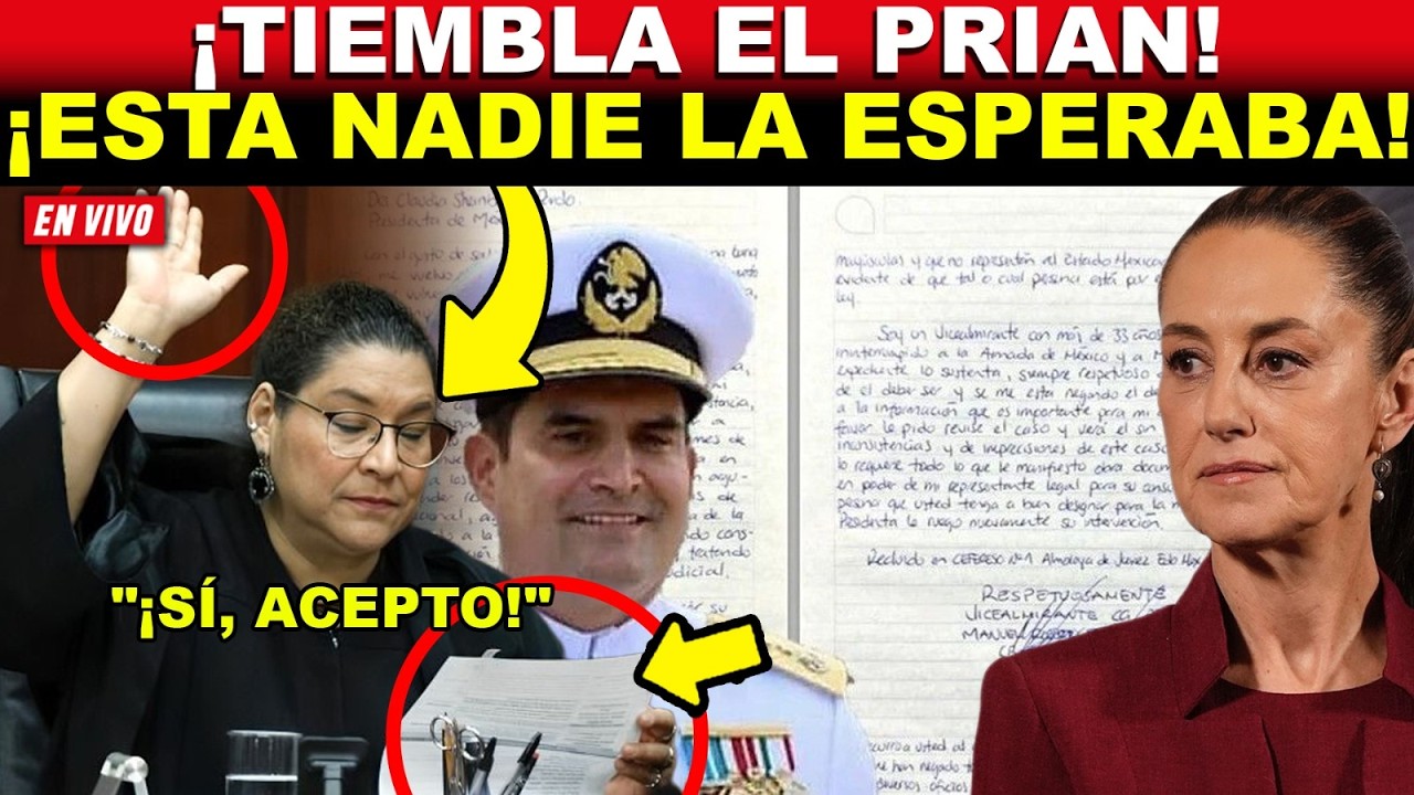 LENIA BATRES TOMA EL CONTROL DE LA CORTE, VICEALMIRANTE PIDE INTERVENCIÓN DE SHEINBAUM EN FGR