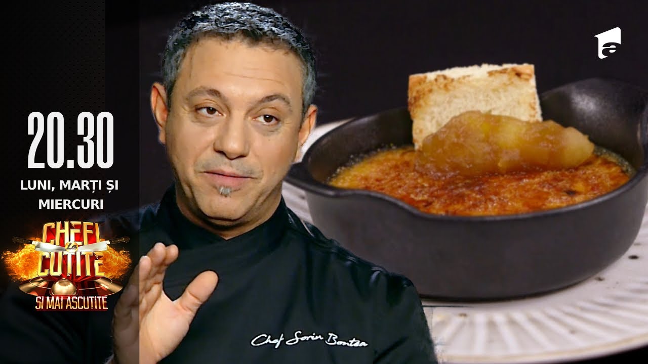 Chef Sorin Bontea gătește Creme brulee de foie gras | Rețetă de amuletă