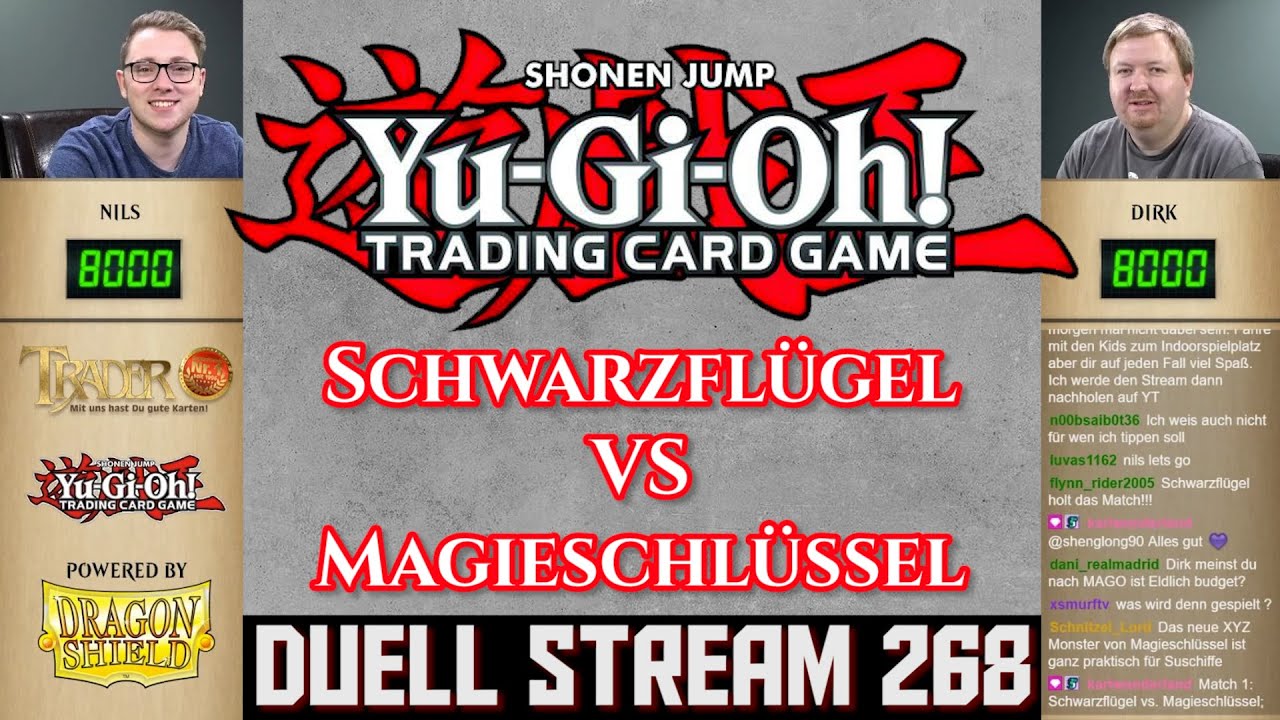 YuGiOh Schwarzflügel VS Magieschlüssel | YGO deutsch | Yu-Gi-Oh! TCG Deck Duel 2021| Trader | Match